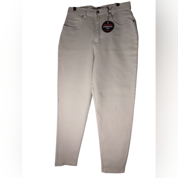 NWT Gloria Vanderbilt womens jeans amanda stretch beige size 10 - Picture 1 of 14